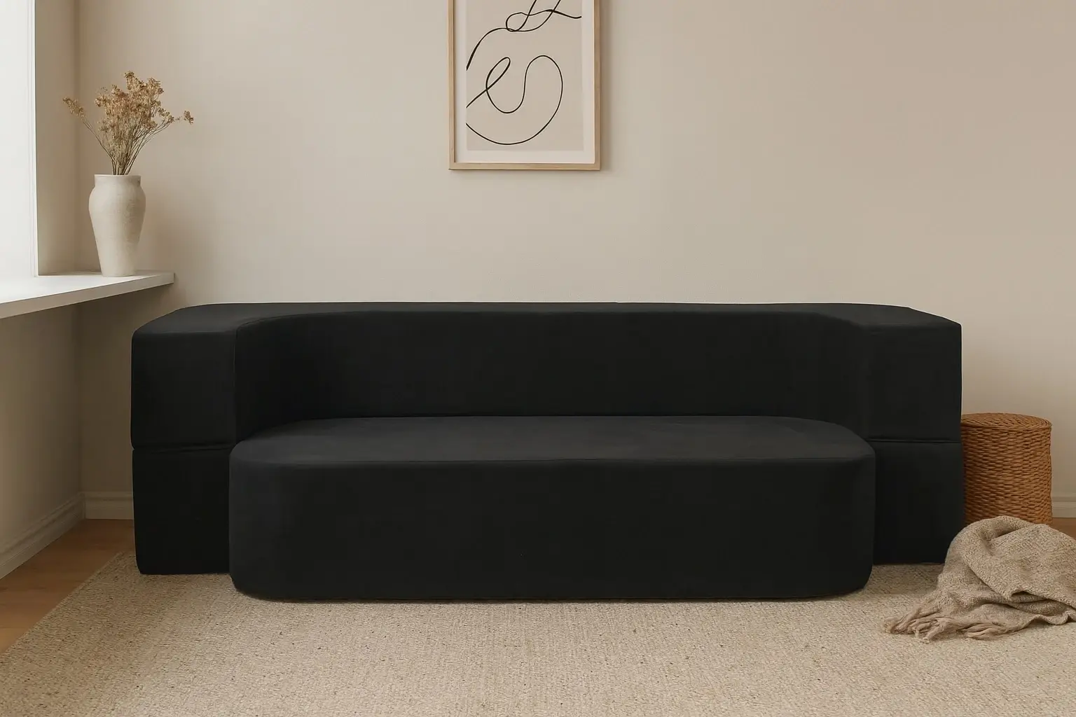 Emma Sofa Bed - Black